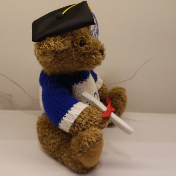With Tags Amscan Cuddle Club 2007 Graduate Bear Plush Diploma 14" tall - Picture 5 of 9